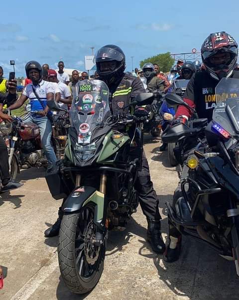 London To Lagos Biker Finally Arrives Nigeria