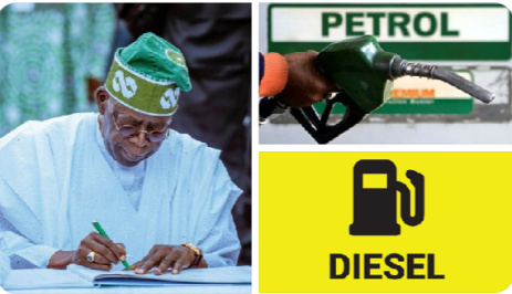 BREAKING NEWS: President Bola Tinubu Approves 15 Percent Import Duty on Diesel and Petrol